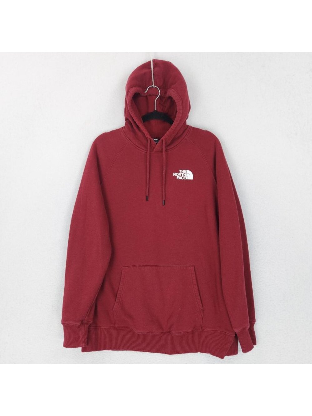 The North Face Sweater Womens XL Red Fleece Hoodie Sweatshirt Box NSE Pullover